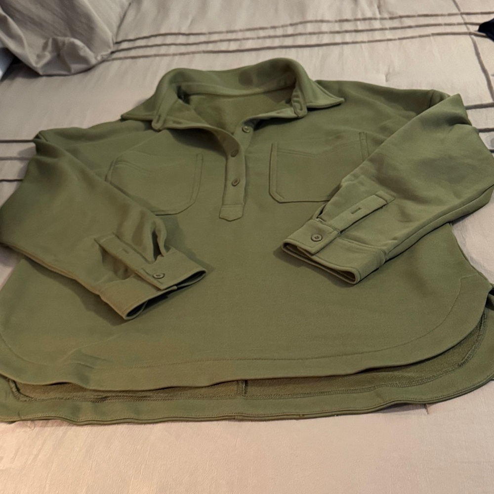 Olive Green Long Sleeve Shirt